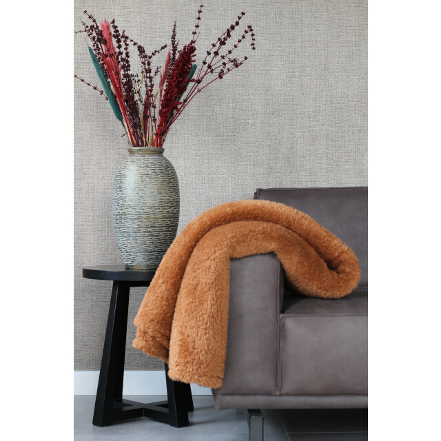 DoubleDry Teddy fleece deken ultrazacht 130x170 camel 2825971 large