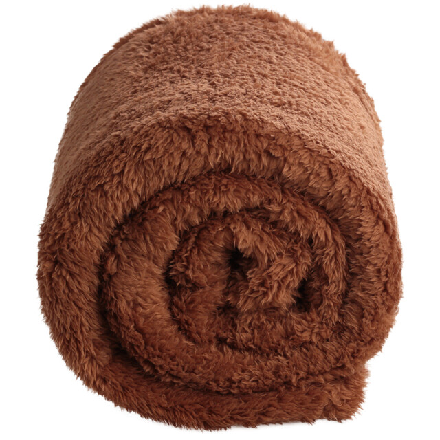 DoubleDry Teddy fleece deken ultrazacht 130x170 camel 2825971 large