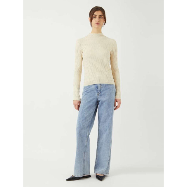 Y.A.S Yastrixo ls knit pullover s. birch 26038143-214151 large