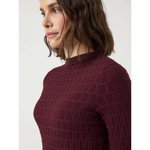 Y.A.S Yastrixo ls knit pullover s. port royale 26038143-190945 large