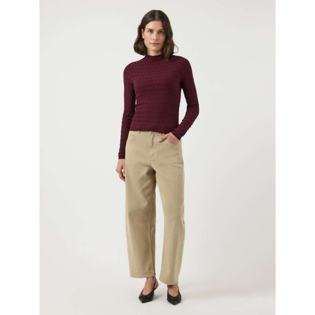 Y.A.S Yastrixo ls knit pullover s. port royale 26038143-190945 large