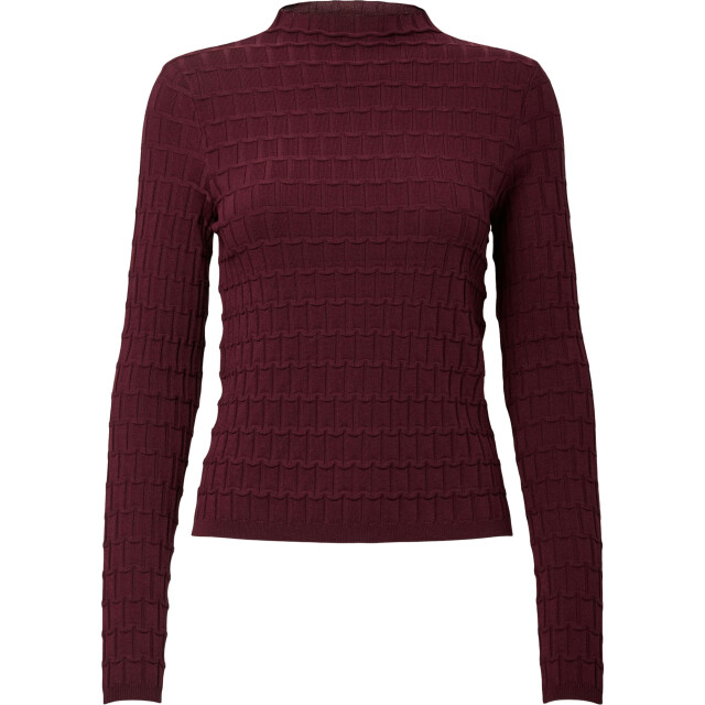 Y.A.S Yastrixo ls knit pullover s. port royale 26038143-190945 large