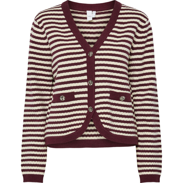 Y.A.S Yasmigo ls knit cardigan port royale/birch 26038352-190945001 large