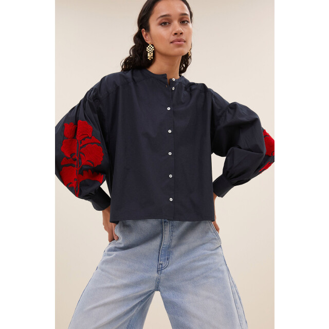 By-Bar Amsterdam Janet blouse midnight 25512063-856 large