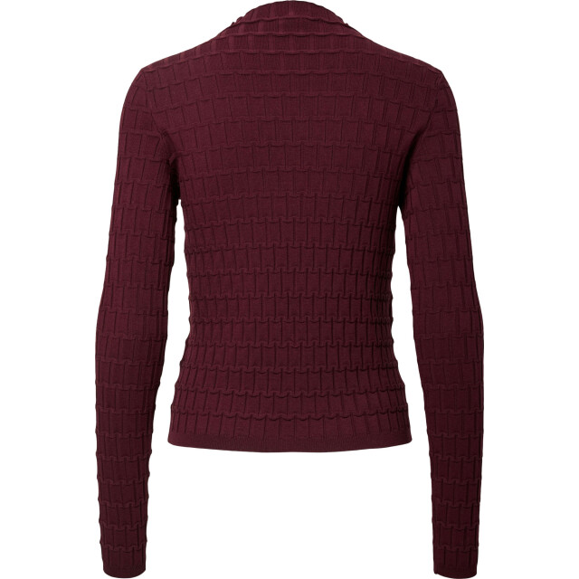 Y.A.S Yastrixo ls knit pullover s. port royale 26038143-190945 large