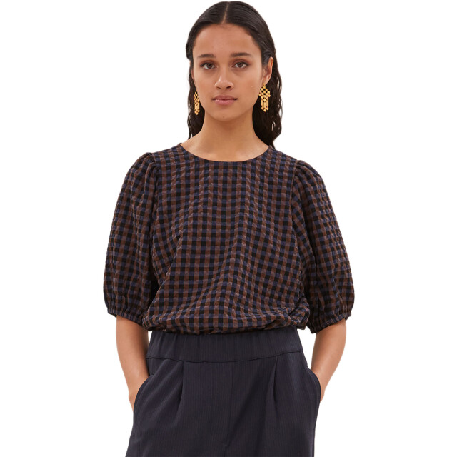 By-Bar Amsterdam Jet check blouse little check 25512028-1615 large