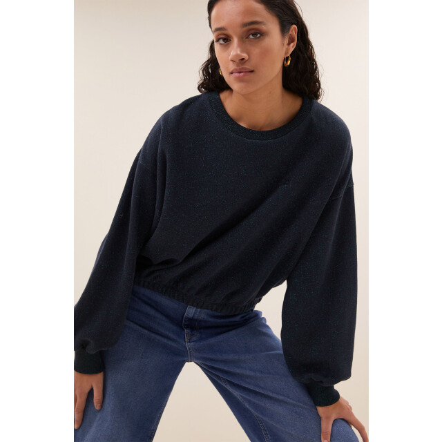 By-Bar Amsterdam Bodil sparkle sweater midnight 25518903-856 large