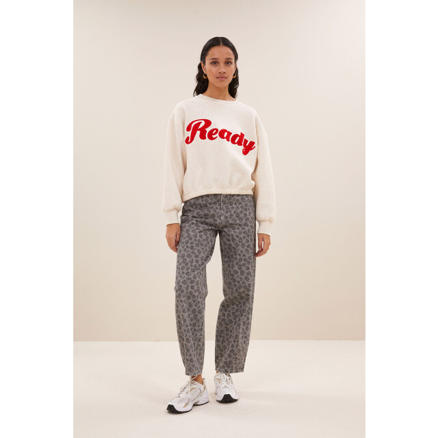 By-Bar Amsterdam Bodil ready sweater oyster melee 25518908-826 large