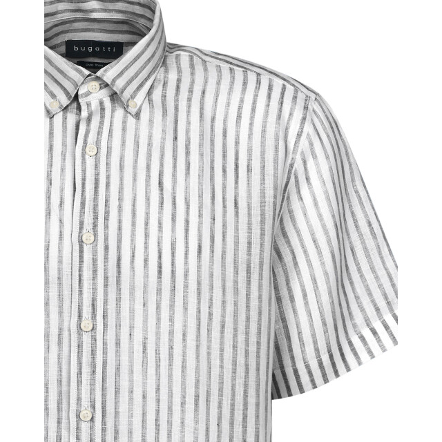 Bugatti Clothing casual overhemd met korte mouwen 101195-001-XL large