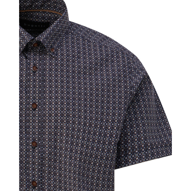 Bugatti Clothing casual overhemd met korte mouwen 101190-001-XL large
