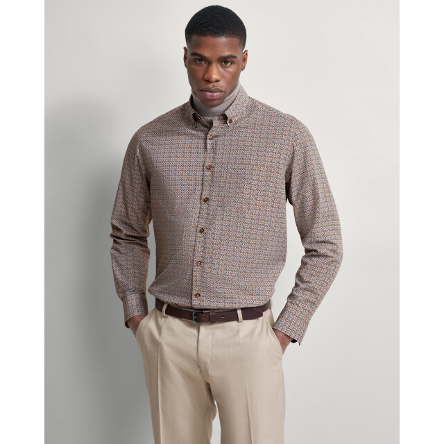 Bugatti Clothing casual overhemd met lange mouwen 096545-001-L large