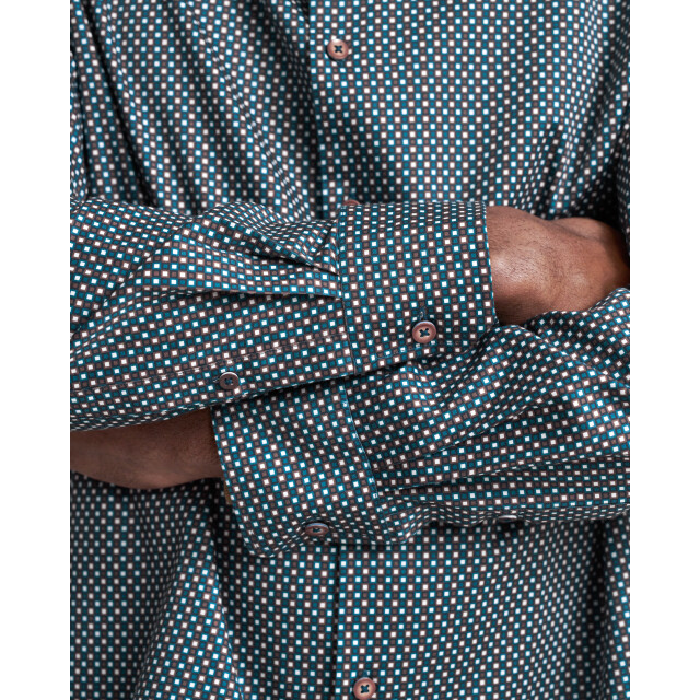 Bugatti Clothing casual overhemd met lange mouwen 096550-001-M large