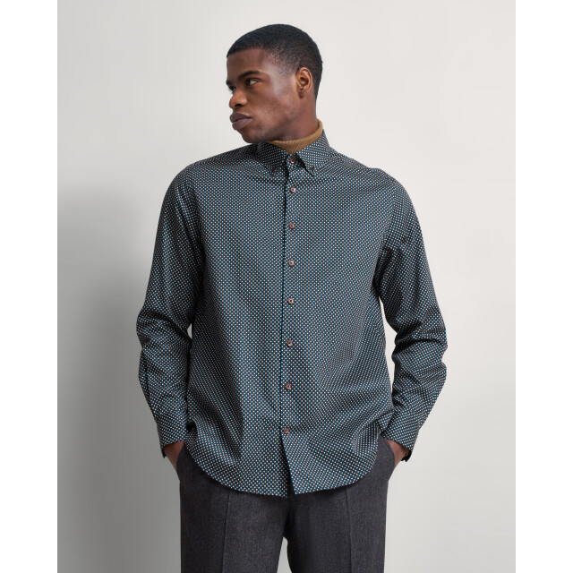 Bugatti Clothing casual overhemd met lange mouwen 096550-001-M large