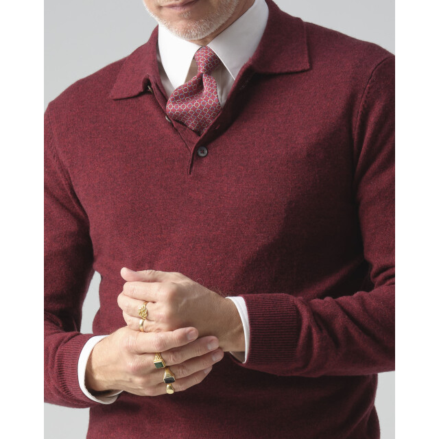 Dutch Dandies Arno kantelberg polo met lange mouwen 093355-004-L large