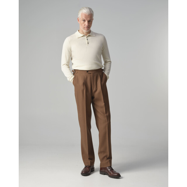 Dutch Dandies Arno kantelberg polo met lange mouwen 093355-002-XXL large