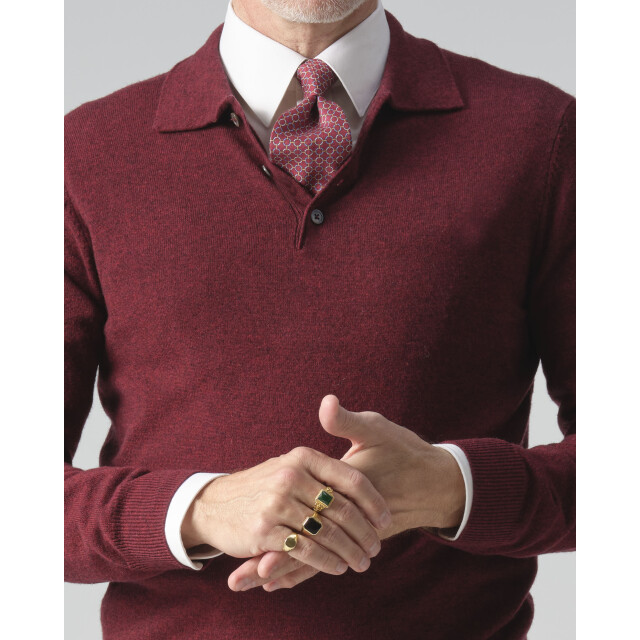Dutch Dandies Arno kantelberg polo met lange mouwen 093355-004-L large