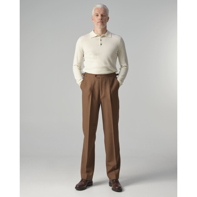 Dutch Dandies Arno kantelberg polo met lange mouwen 093355-002-XXL large