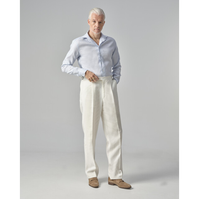 Dutch Dandies Arno kantelberg linnen overhemd met lange mouwen 089031-002-42 large