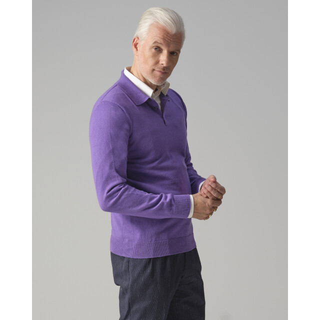Dutch Dandies Arno kantelberg polo met lange mouwen 084800-003-S large