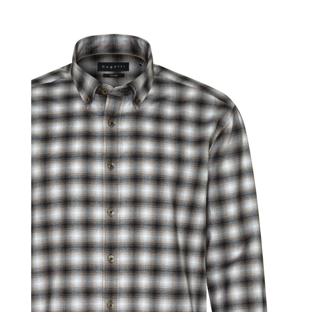 Bugatti Clothing casual overhemd met lange mouwen 090462-001-L large