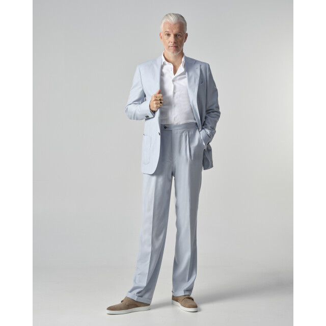 Dutch Dandies Arno kantelberg linnen overhemd met lange mouwen 089031-001-43 large