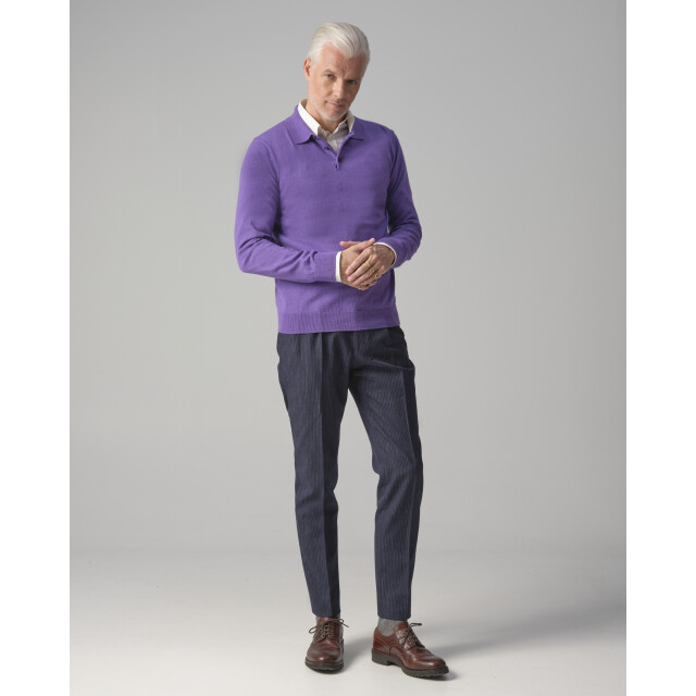 Dutch Dandies Arno kantelberg polo met lange mouwen 084800-003-S large