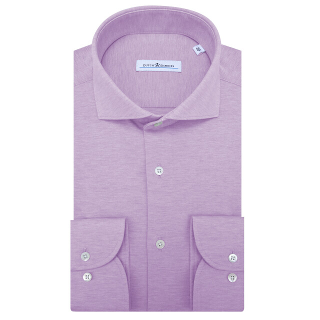 Dutch Dandies Knitted slim fit overhemd met lange mouwen 071718-009-39 large