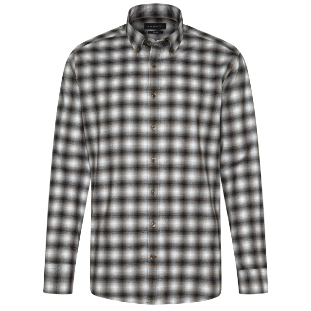 Bugatti Clothing casual overhemd met lange mouwen 090462-001-L large