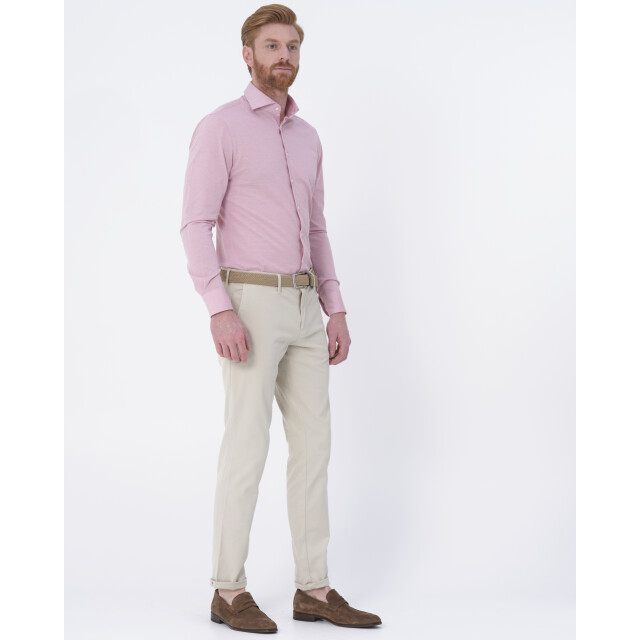 Dutch Dandies Knitted slim fit overhemd met lange mouwen 071718-005-40 large