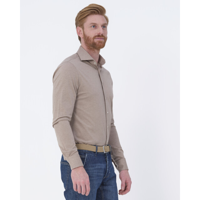 Dutch Dandies Knitted slim fit overhemd met lange mouwen 071718-001-40 large