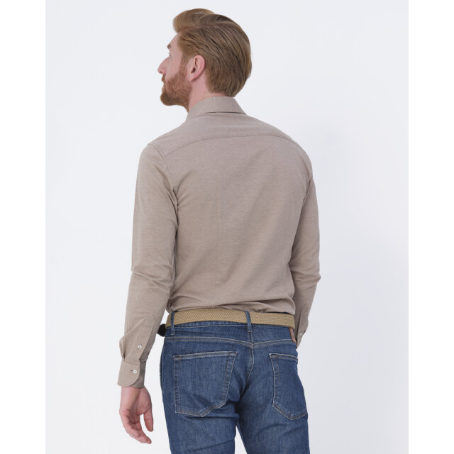 Dutch Dandies Knitted slim fit overhemd met lange mouwen 071718-001-40 large