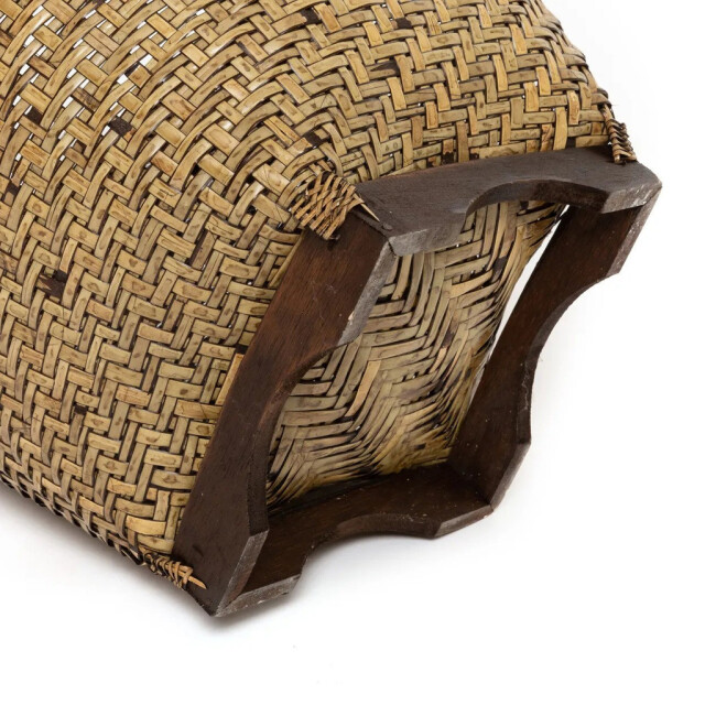 Bazar Bizar The colonial storage basket natural brown l BAGE013NBr-L large