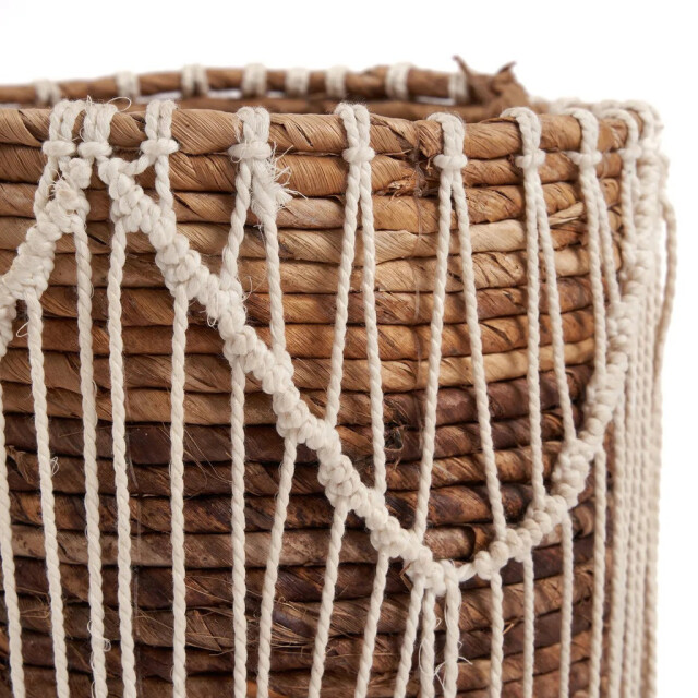 Bazar Bizar The macra-mazing basket natural white l JAAD006NW-L large
