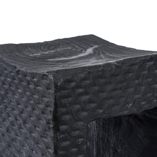 Bazar Bizar The montano stool black JANAF005B large