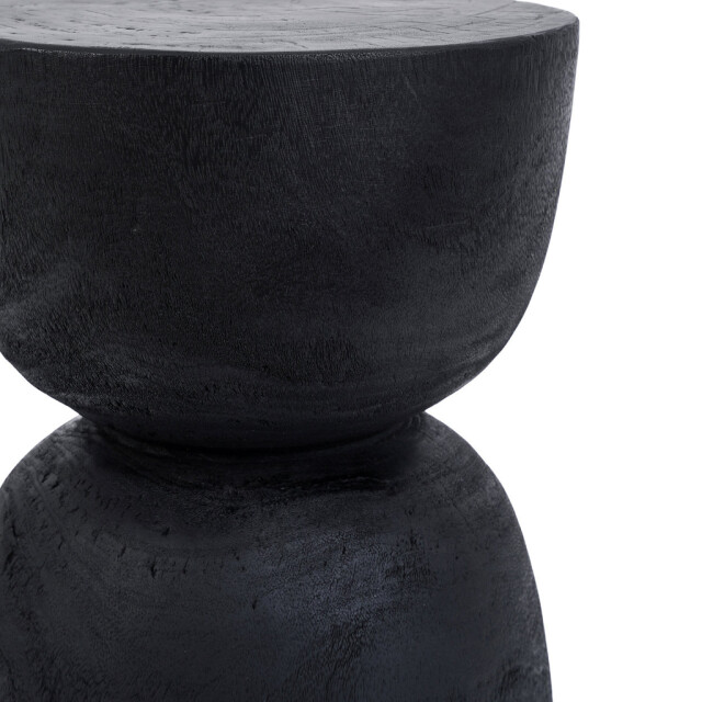 Bazar Bizar The montreal stool black JANAF025B large