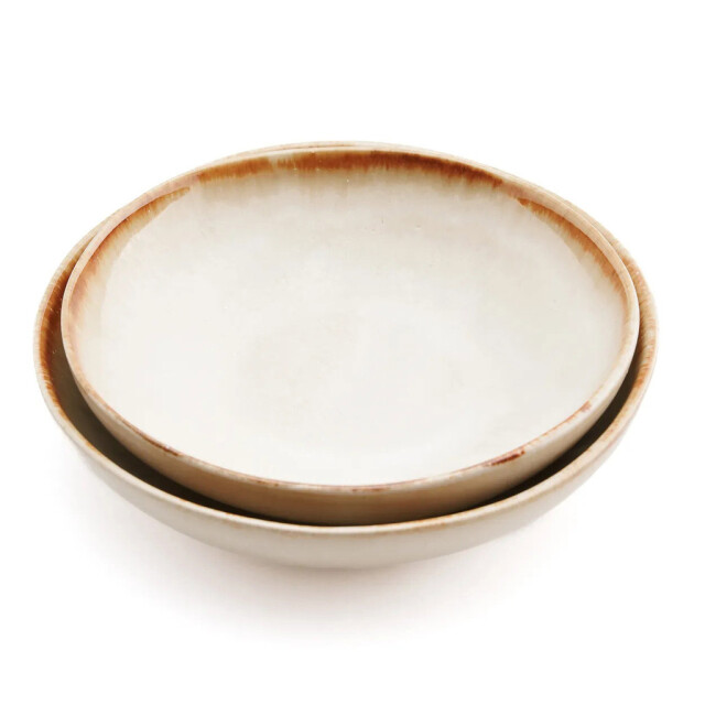 Bazar Bizar The cascais small bowl plate set of 6 POCE062W-SET6 large