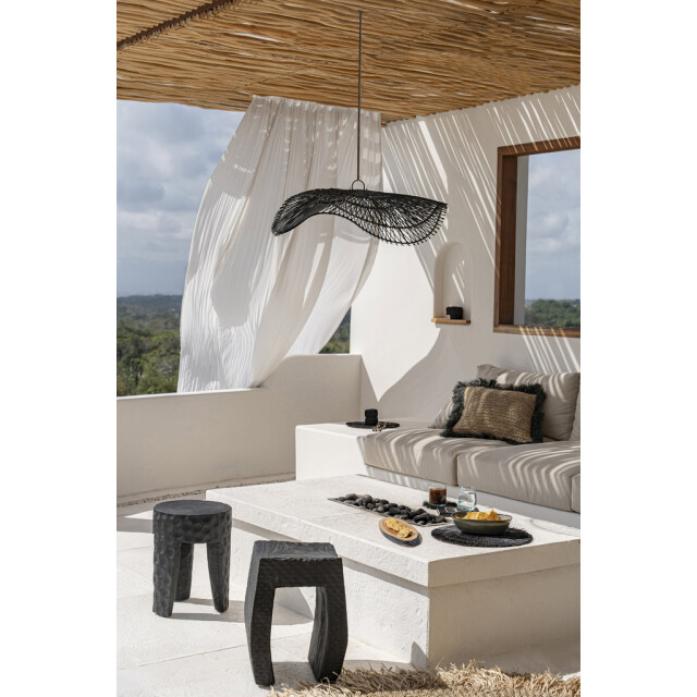 Bazar Bizar The paramo stool black JANAF026B large