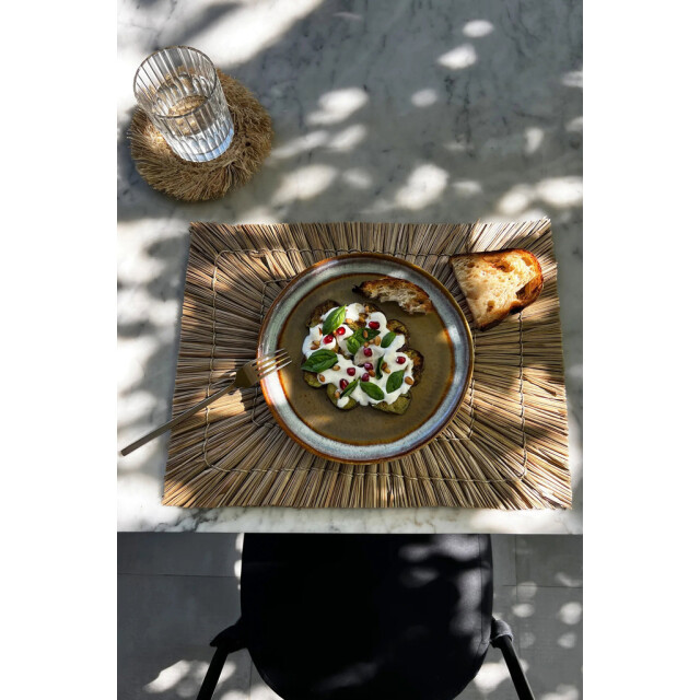 Bazar Bizar The comporta salad plate m set of 6 POCE022Y-M-SET6 large