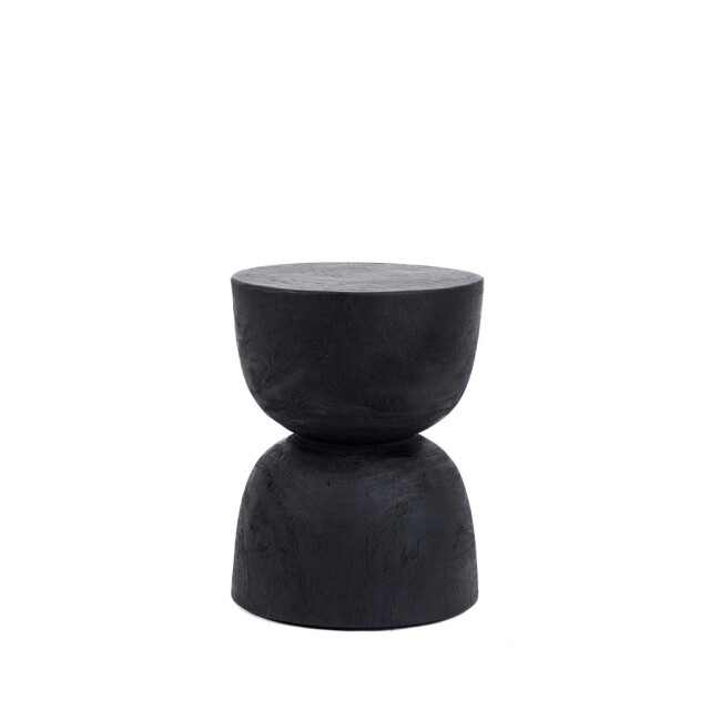 Bazar Bizar The montreal stool black JANAF025B large