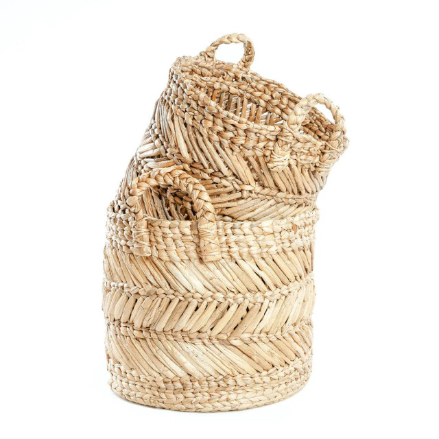Bazar Bizar The banana zigzag basket m JAAD005N-M large
