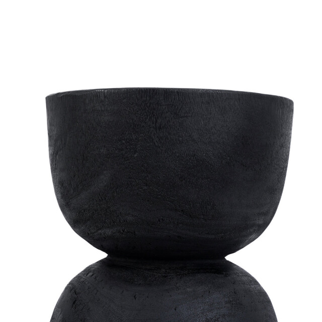 Bazar Bizar The montreal stool black JANAF025B large