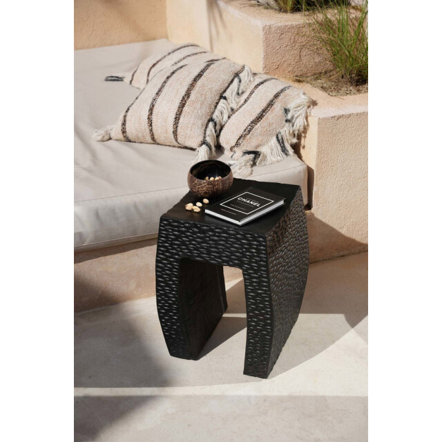 Bazar Bizar The montano stool black JANAF005B large