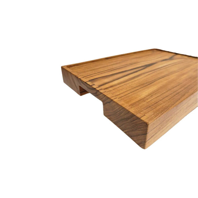 Bazar Bizar The teak serving plate natural BASU614 large