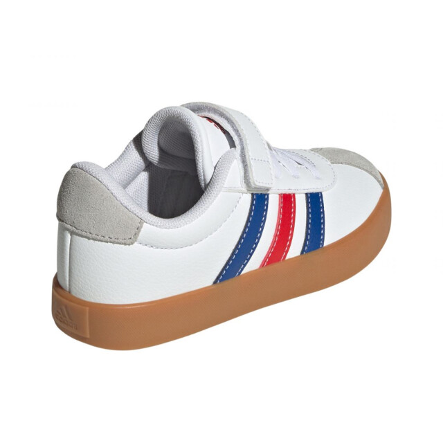 Adidas Kinderen/kinderen vl court 3.0 suède trainers UTPP6002_whitebluered large