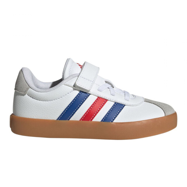 Adidas Kinderen/kinderen vl court 3.0 suède trainers UTPP6002_whitebluered large