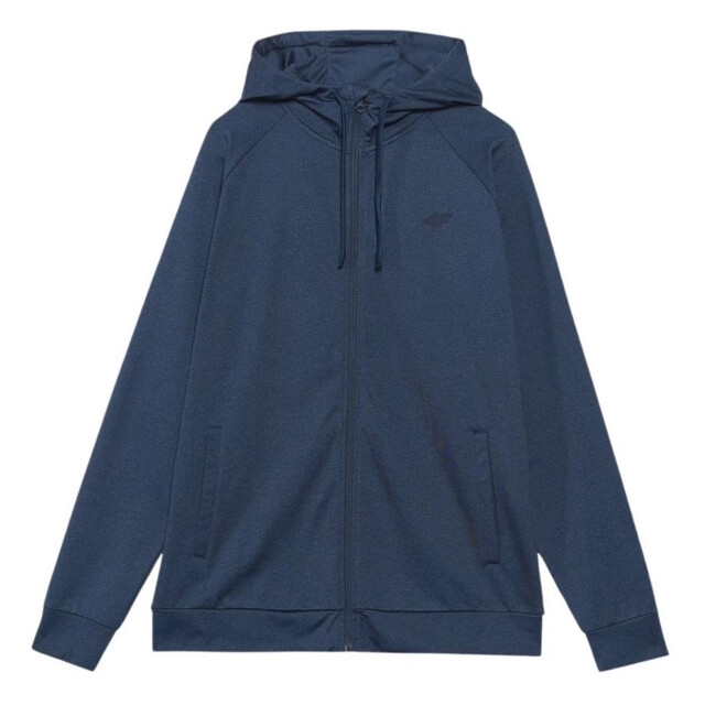 4F Heren waw24tfswm404 quick dry regular training full zip hoodie UTPP4444_navyblue large