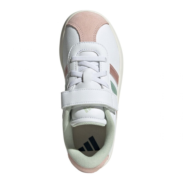 Adidas Kinderen/kinderen vl court 3.0 suède trainers UTPP6002_whitepinkgreen large