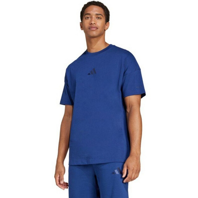 Adidas Heren alle szn kleurblok t-shirt UTPP3650_blue large
