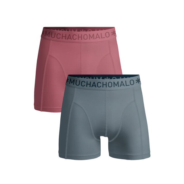 Muchachomalo Heren 2-pack boxershorts U-SOLID1010-1222 large