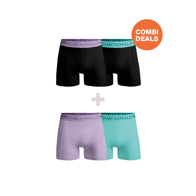 Muchachomalo Jongens 2+2-pack boxershorts CDSOL1219-1220J large